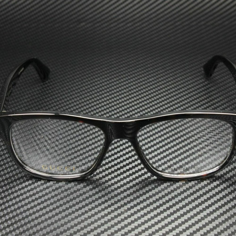 Gucci Men's Black Havana Demo Eyeglasses! - Picture 2 of 5
